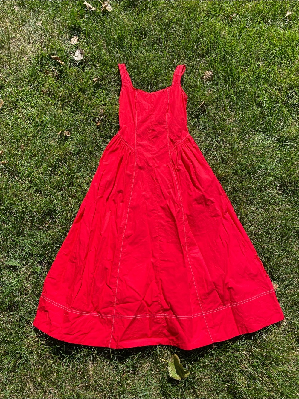 Cute Cotton Red Dress